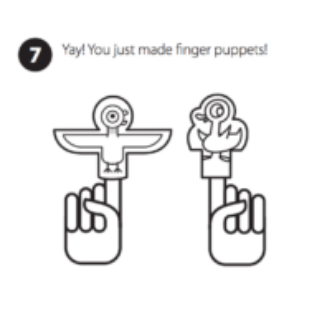 Don’t Let the Pigeon Finish this Activity Book! Finger Puppets