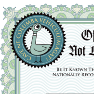 Don’t Let the Pigeon Drive the Bus! Certificate