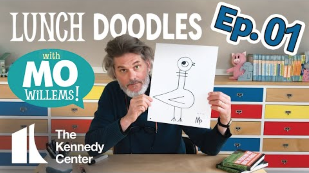 LUNCH DOODLES with Mo Willems! Episode 01