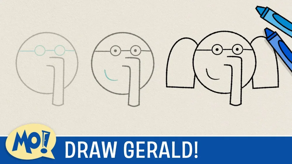 Draw Elephant Gerald with Mo Willems!